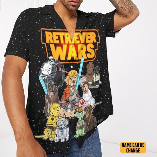 Gearhumans 3D Retriver Wars Custom Hawaii Shirt GO06072110 Hawai Shirt