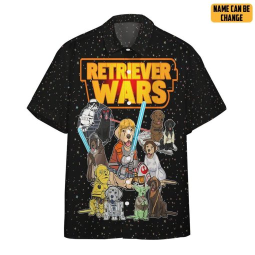 Gearhumans 3D Retriver Wars Custom Hawaii Shirt GO06072110 Hawai Shirt Hawai Shirt S