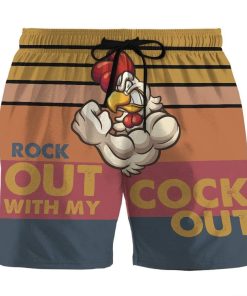 Gearhumans 3D Rock Out With My Cock Out Custom Beach Shorts GS02072 Men Shorts Men Shorts S