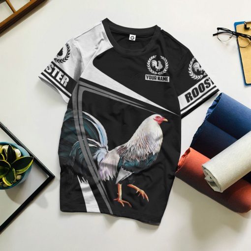 Gearhumans 3D Rooster Custom Tshirt Hoodie Apparel GJ09062101 3D Apparel