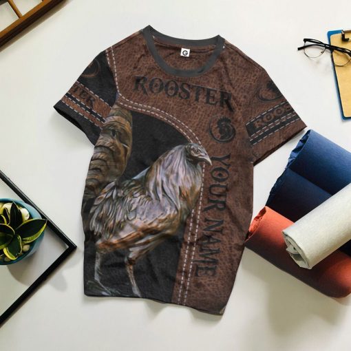 Gearhumans 3D Rooster Custom Tshirt Hoodie Apparel GJ14062101 3D Apparel