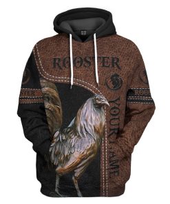 Gearhumans 3D Rooster Custom Tshirt Hoodie Apparel GJ14062101 3D Apparel Hoodie S 