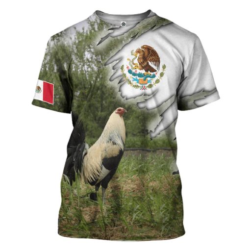Gearhumans 3D Rooster Custom Tshirt Hoodie Apparel GJ14062103 3D Apparel T-Shirt S