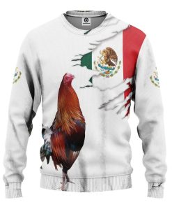 Gearhumans 3D Rooster Custom Tshirt Hoodie Apparel GJ14062105 3D Apparel Long Sleeve S 