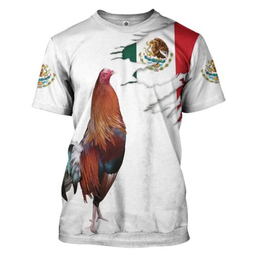 Gearhumans 3D Rooster Custom Tshirt Hoodie Apparel GJ14062105 3D Apparel T-Shirt S