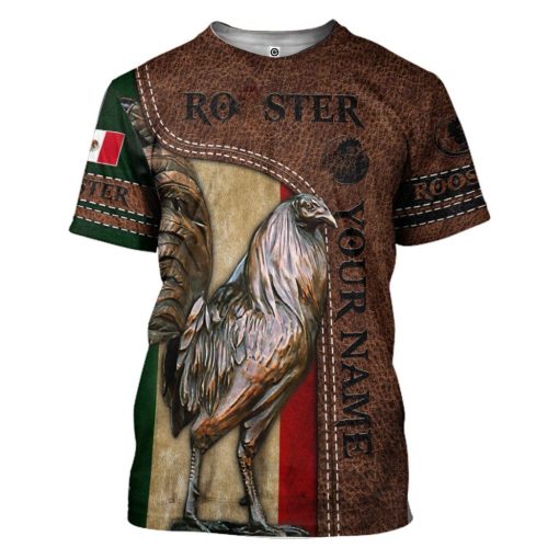 Gearhumans 3D Rooster Custom Tshirt Hoodie Apparel GJ14062106 3D Apparel T-Shirt S