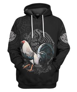 Gearhumans 3D Rooster Custom Tshirt Hoodie Apparel GJ15062101 3D Apparel Hoodie S 