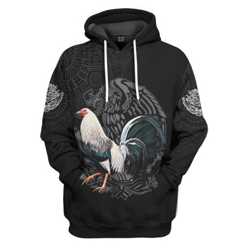 Gearhumans 3D Rooster Custom Tshirt Hoodie Apparel GJ15062101 3D Apparel Hoodie S