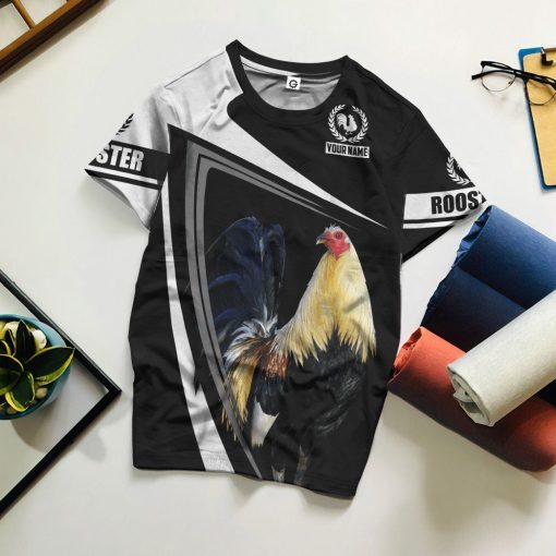 Gearhumans 3D Rooster Custom Tshirt Hoodie Apparel GJ22022102 3D Apparel