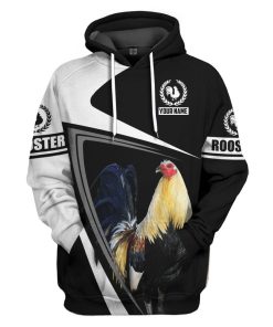 Gearhumans 3D Rooster Custom Tshirt Hoodie Apparel GJ22022102 3D Apparel Hoodie S 