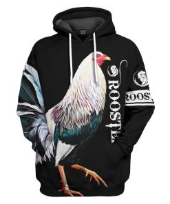Gearhumans 3D Rooster Custom Tshirt Hoodie Apparel GJ22022103 3D Apparel Hoodie S 
