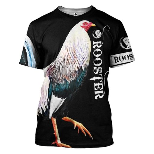 Gearhumans 3D Rooster Custom Tshirt Hoodie Apparel GJ22022103 3D Apparel T-Shirt S