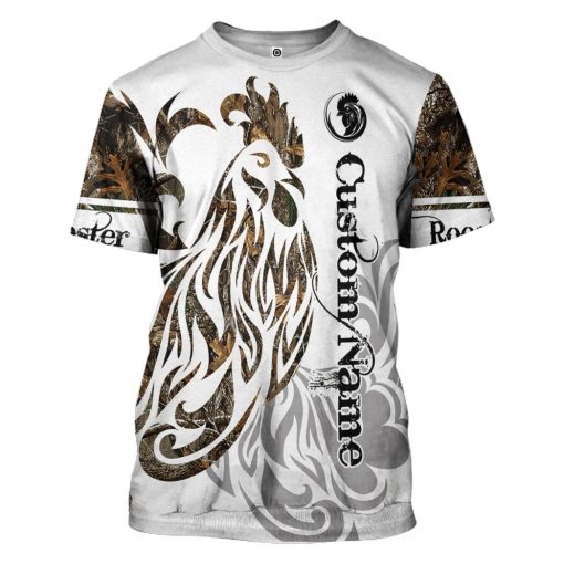Gearhumans 3D Rooster Custom Tshirt Hoodie Apparel GJ22022106 3D Apparel T-Shirt S
