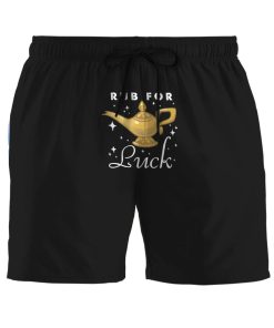 Gearhumans 3D Rub for Luck Custom Beach Shorts Swim Trunks GS10073 Men Shorts Men Shorts S