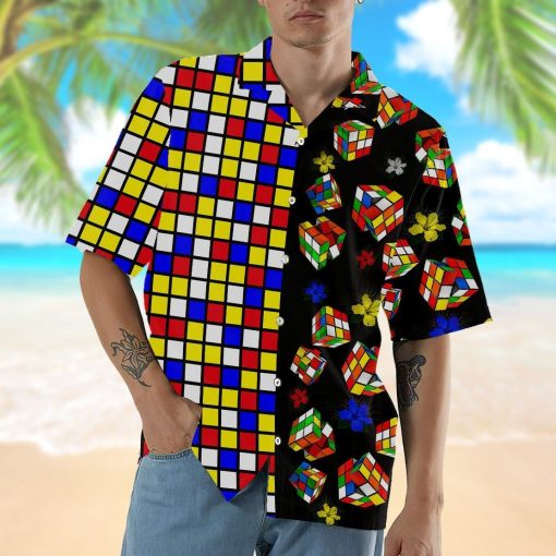 Gearhumans 3D Rubik Hawaii shirt 16 Gearhumans 3D Rubik Hawaii shirt ZZ2904212 Hawai Shirt