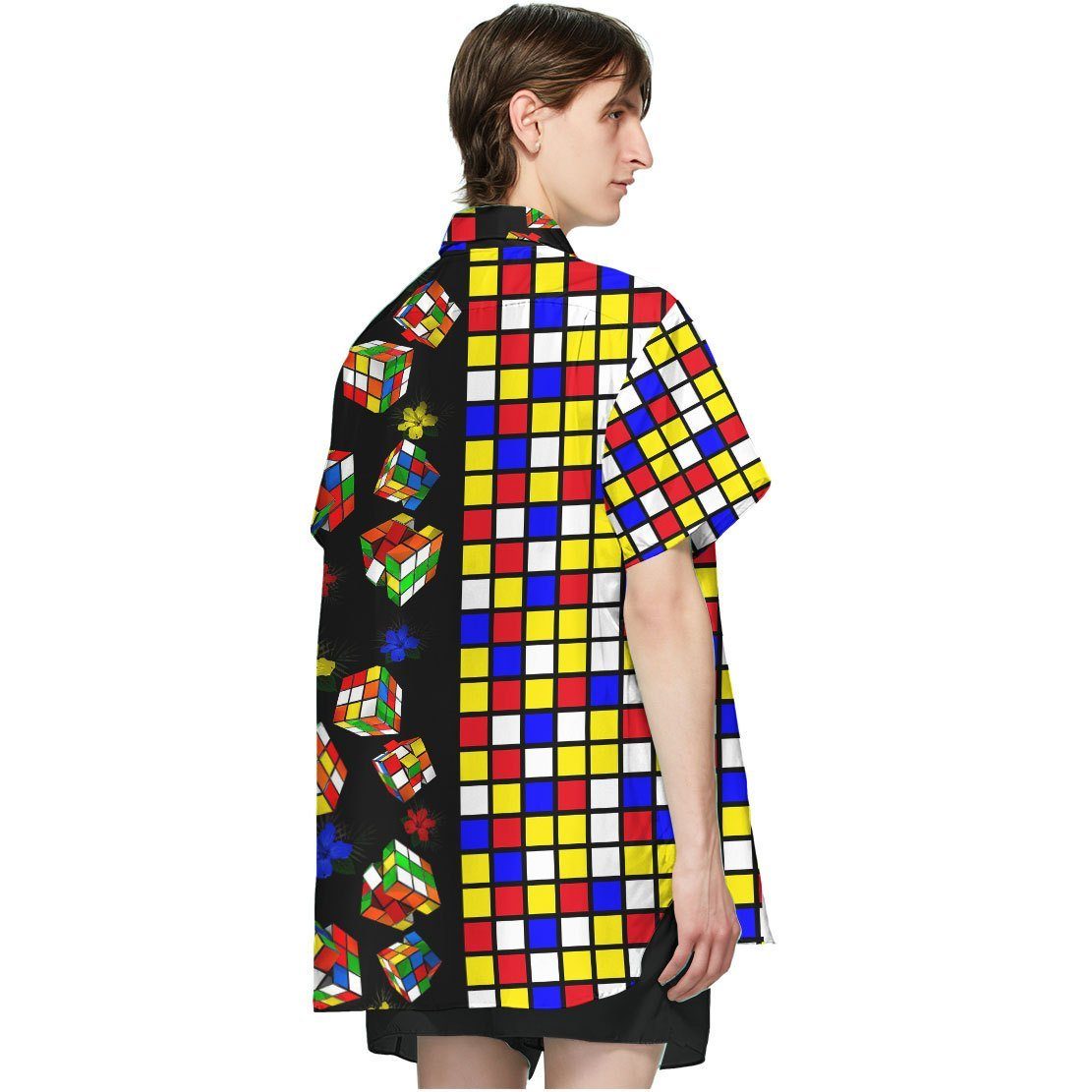 Gearhumans 3D Rubik Hawaii shirt 5 Gearhumans 3D Rubik Hawaii shirt ZZ2904212 Hawai Shirt