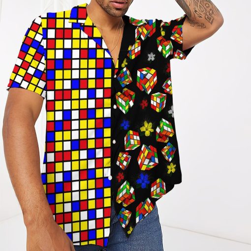 Gearhumans 3D Rubik Hawaii shirt 12 Gearhumans 3D Rubik Hawaii shirt ZZ2904212 Hawai Shirt