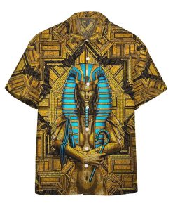 Gearhumans 3D Sacred Queen Pharaoh Custom Short Sleeves Shirt GO02072116 Hawai Shirt Hawai Shirt S 