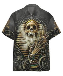 Gearhumans 3D Sacred Skull Ancient Egypt Custom Short Sleeves Shirt GS02072118 Hawai Shirt Hawai Shirt S 