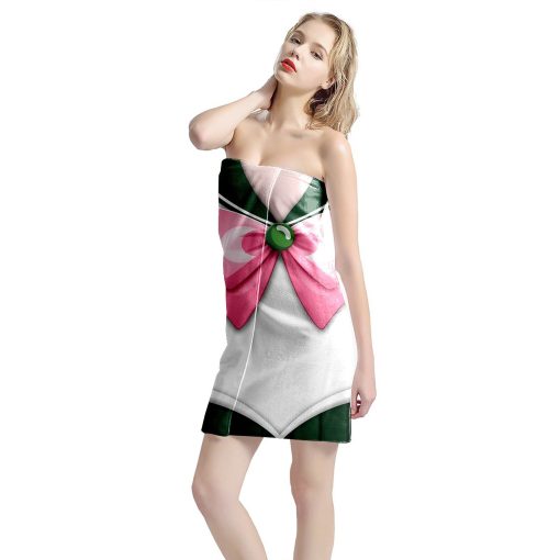 Gearhumans 3D Sailor Jupiter Beach Towel ZC2304217 Towel