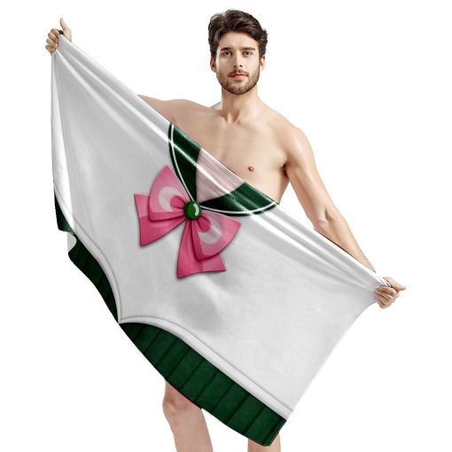Gearhumans 3D Sailor Jupiter Beach Towel ZC2304217 Towel