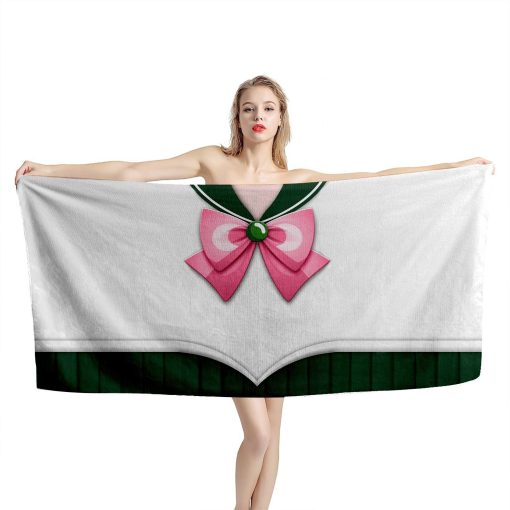 Gearhumans 3D Sailor Jupiter Beach Towel ZC2304217 Towel