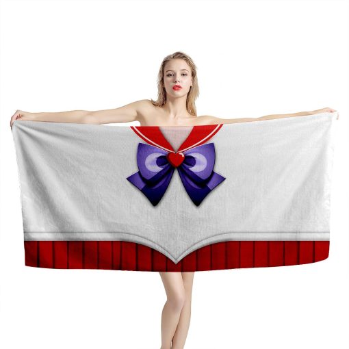 Gearhumans 3D Sailor Mars Beach Towel ZC2304212 Towel