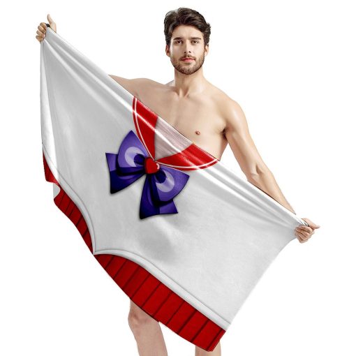 Gearhumans 3D Sailor Mars Beach Towel ZC2304212 Towel