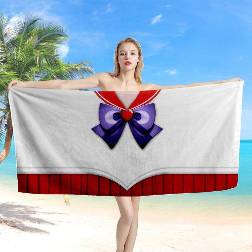 Gearhumans 3D Sailor Mars Beach Towel ZC2304212 Towel