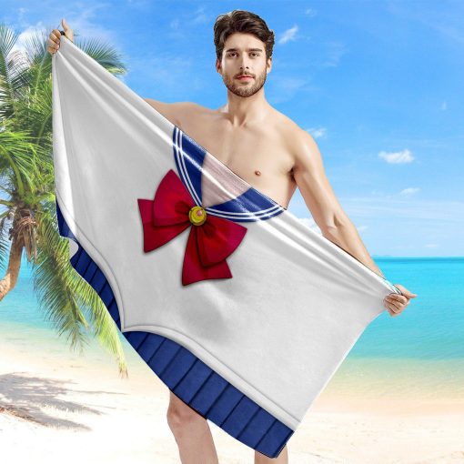 Gearhumans 3D Sailor Moon Beach Towel ZC22304219 Towel