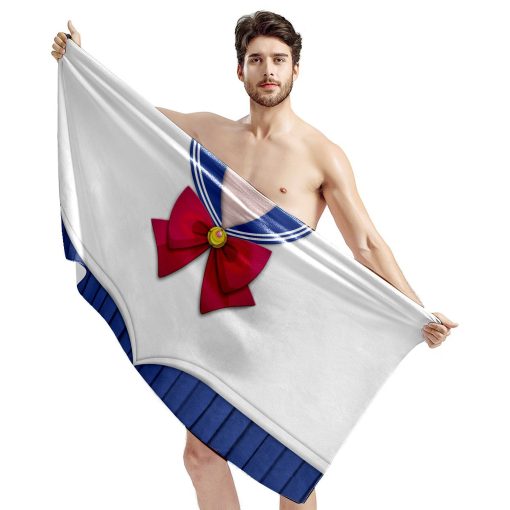 Gearhumans 3D Sailor Moon Beach Towel ZC22304219 Towel