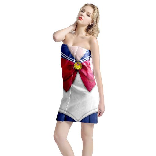 Gearhumans 3D Sailor Moon Beach Towel ZC22304219 Towel