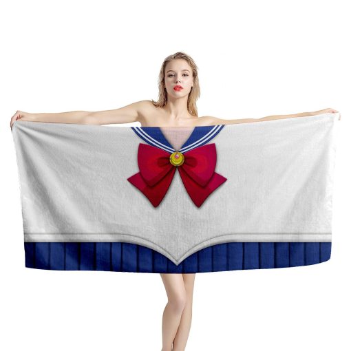 Gearhumans 3D Sailor Moon Beach Towel ZC22304219 Towel
