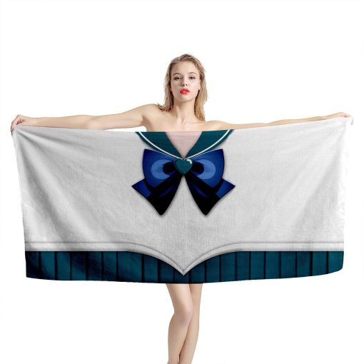 Gearhumans 3D Sailor Neptune Beach Towel ZC2304216 Towel