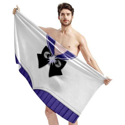 Gearhumans 3D Sailor Saturn Beach Towel ZC2304213 Towel