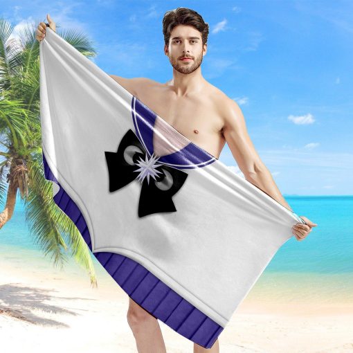 Gearhumans 3D Sailor Saturn Beach Towel ZC2304213 Towel