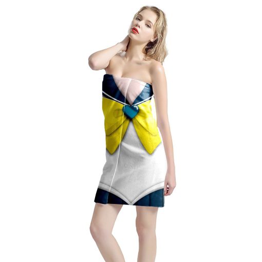 Gearhumans 3D Sailor Uranus Beach Towel ZC2304215 Towel