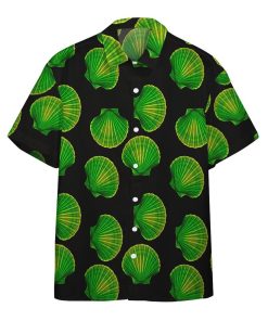 Gearhumans 3D Scallop Shell X Ray Custom Short Sleeve Shirt GO07052123 Hawai Shirt Short Sleeve Shirt S 