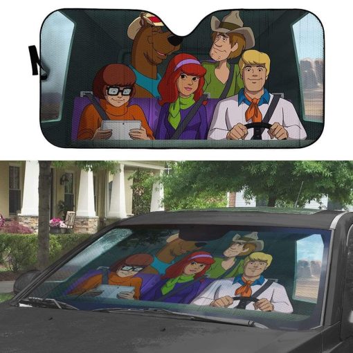 gearhumans 3D Scooby Doo Scoob 2020 Custom Car Auto Sunshade GL090734 Auto Sunshade
