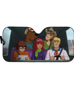 gearhumans 3D Scooby Doo Scoob 2020 Custom Car Auto Sunshade GL090734 Auto Sunshade 57''x27.5'' 