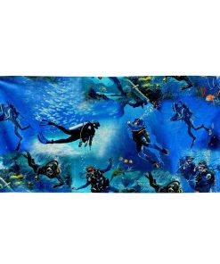 Gearhumans 3D Scuba Diving Beach Towel ZK1905214 Towel Towel 60''x30'' 