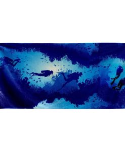 Gearhumans 3D Scuba Diving Beach Towel ZZ2105212 Towel Towel 60''x30'' 