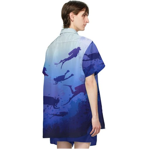 Gearhumans 3D Scuba Diving Hawaii Shirt ZZ2105211 Hawai Shirt