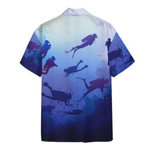 Gearhumans 3D Scuba Diving Hawaii Shirt ZZ2105211 Hawai Shirt
