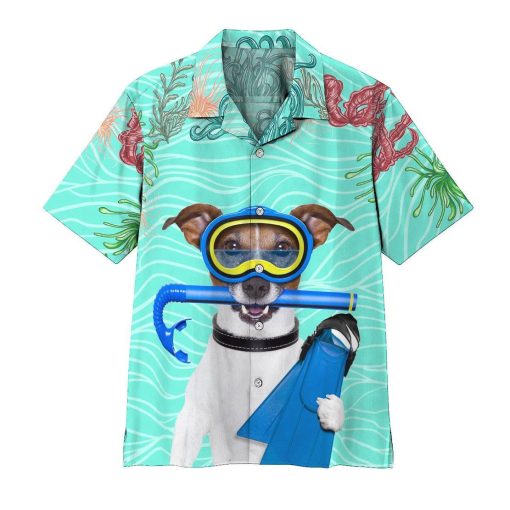 Gearhumans 3D Scuba Diving Jack Russell Terrier Dog Hawaii Shirt 7 Gearhumans 3D Scuba Diving Jack Russell Terrier Dog Hawaii Shirt ZK1905216 Hawai Shirt Short Sleeve Shirt S