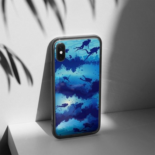 Gearhumans 3D Scuba Diving Phone Case ZZ2105213 Glass Phone Case