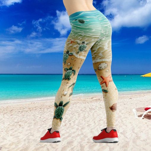 Gearhumans 3D Sea Turtle Custom Legging GW28062110 Leggings