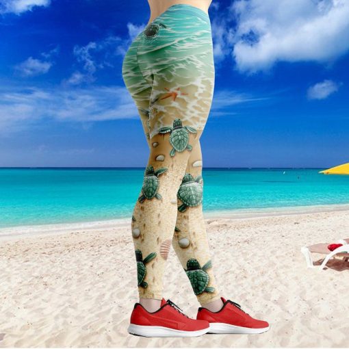 Gearhumans 3D Sea Turtle Custom Legging GW28062110 Leggings