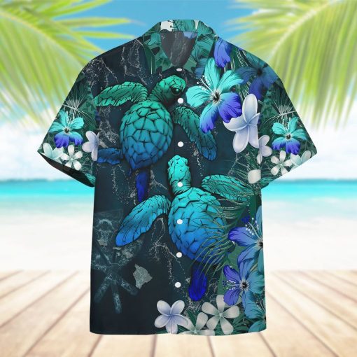 Gearhumans 3D Sea Turtle Tropical Hibiscus And Plumeria Blue Hawaii Shirt 12 Gearhumans 3D Sea Turtle Tropical Hibiscus And Plumeria Blue Hawaii Shirt ZZ02045 Hawai Shirt