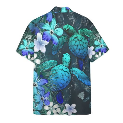 Gearhumans 3D Sea Turtle Tropical Hibiscus And Plumeria Blue Hawaii Shirt 8 Gearhumans 3D Sea Turtle Tropical Hibiscus And Plumeria Blue Hawaii Shirt ZZ02045 Hawai Shirt